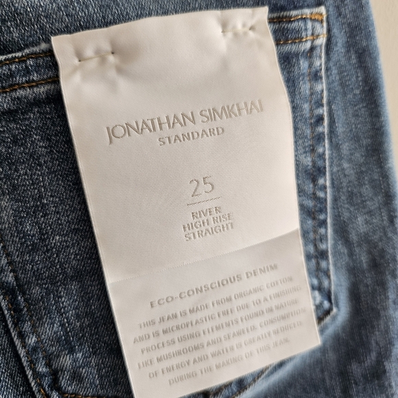 Jonathan Simkhai River High-Rise Straight Jeans - Picture 6 of 6
